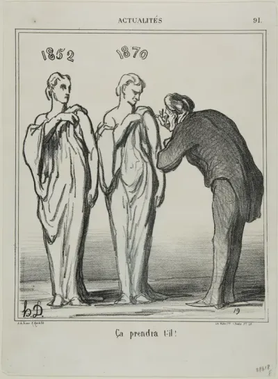 “That will do the job!,” plate 91 from Actualités