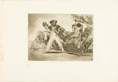 That's tough!, plate 31 from The Disasters of War