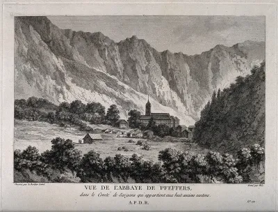 The abbey of Pfäfers, St