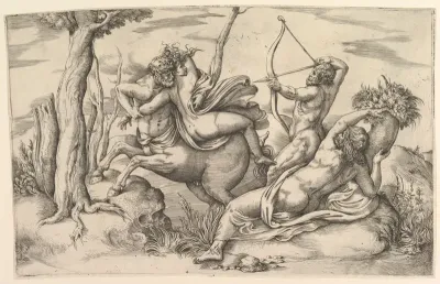 The abduction of Dejanira held by the centaur Nessus
