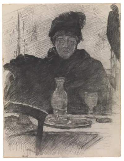 The absinthe drinker
