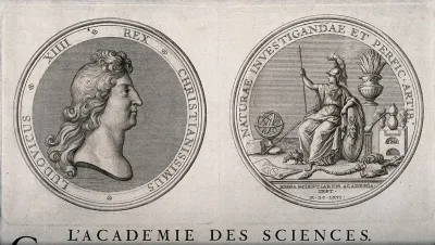 The Académie des Sciences, Paris: two medals
