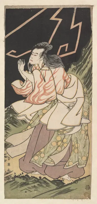 The Actor Bando Hikosaburo III in the Role of Kanshojo
