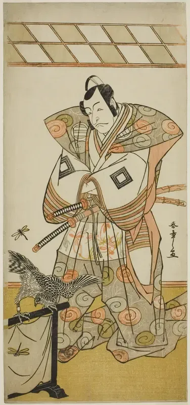 The Actor Ichikawa Danjuro V as Ashikaga Takauji in the Play Kaeribana Eiyu Taiheiki, Performed at the Nakamura Theater in the Eleventh Month, 1779