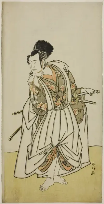 The Actor Ichikawa Yaozo II as Sakura-maru in the Play Sugawara Denju Tenarai Kagami, Performed at the Ichimura Theater in the Seventh Month, 1776