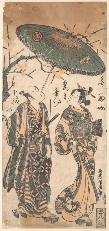 The Actor Nakamura Kumetaro I as a Oiran