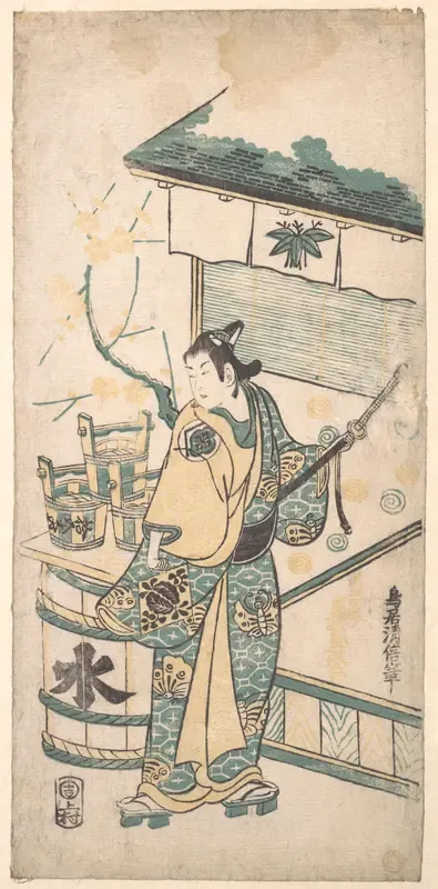 The Actor Oneo Kikugoro in the Role of Soga no Goro