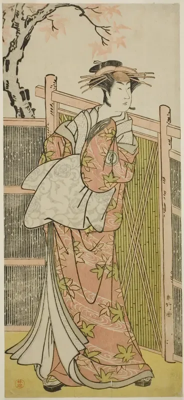 The Actor Sawamura Sojuro III as the Spirit of the Courtesan Takao in the Play Takao Daimyojin Momiji no Tamagaki, Performed at the Nakamura Theater in the Seventh Month, 1787