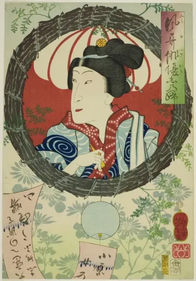 The Actor Sawamura Tanosuke III, from the series "Reminiscences of Elegant Actors (Fuga wazaogi shinobu)"