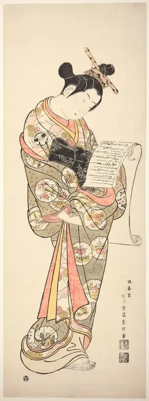 The Actor Segawa Kikunojo I as a courtesan