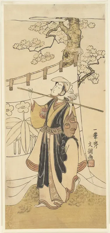 The Actor Yamashita Kyonosuke in the Role of Tamarimaru