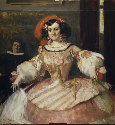 The Actress Maria Guerrero as La Dama Boba