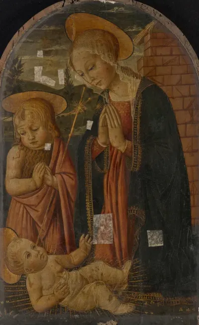 The Adoration of the Child with St. John the Baptist