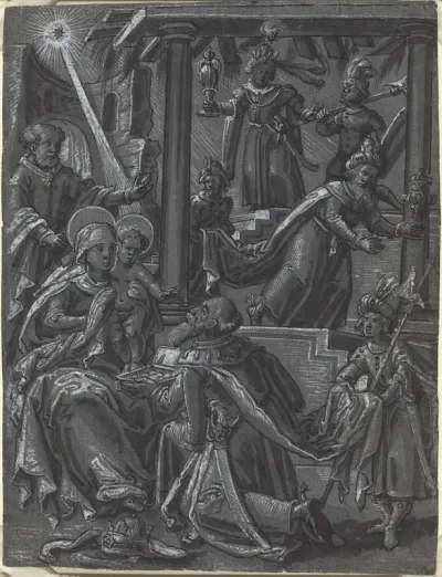 The Adoration of the Kings [recto]