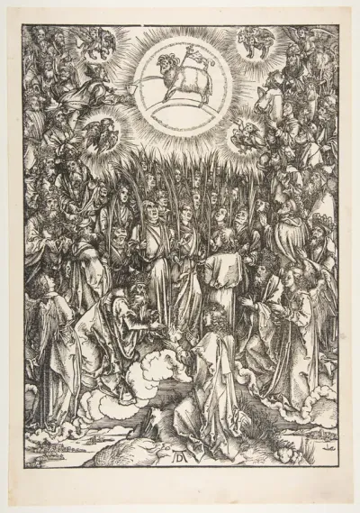The Adoration of the Lamb, from "The Apocalypse"