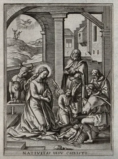 The adoration of the shepherds