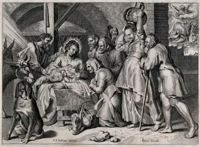 The adoration of the shepherds