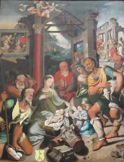 The adoration of the shepherds