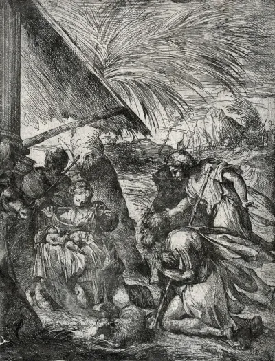 The adoration of the shepherds