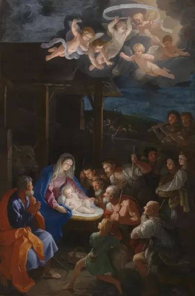 The Adoration of the Shepherds (detail)