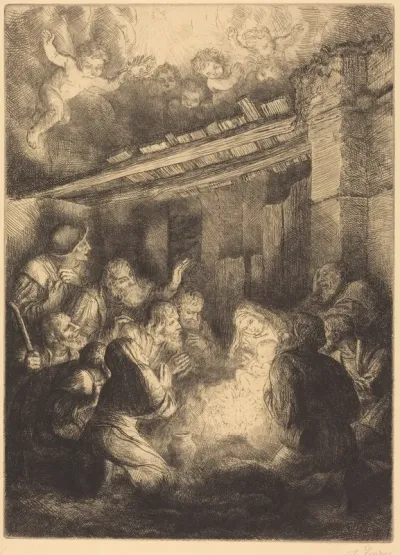 The Adoration of the Shepherds (L'adoration des bergers)