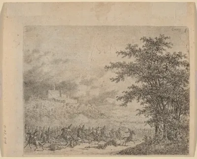 The Affair near Konigstein (L'Affaire pres d e Koenigstein) [verso]
