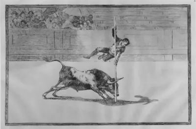 The Agility and Audacity of Juanito Apinani in the Ring at Madrid, Plate 20 from La tauromaquia