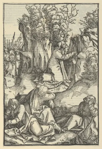 The Agony in the Garden, from Speculum passionis domini nostri Ihesu Christi