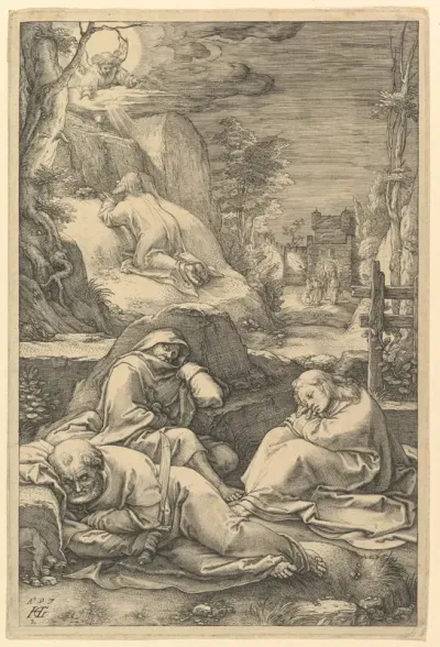The Agony in the Garden, from "The Passion of Christ"