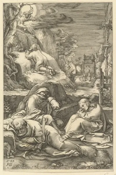 The Agony in the Garden, from "The Passion of Christ"