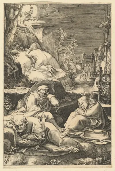 The Agony in the Garden, from "The Passion of Christ"
