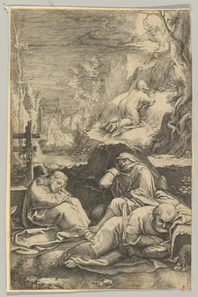 The Agony in the Garden, from "The Passion of Christ"