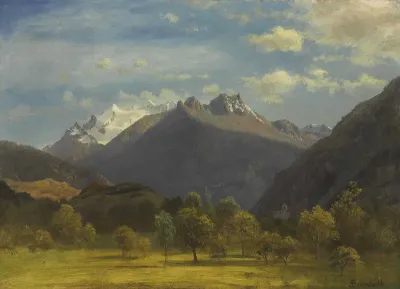 The Alps from Visp