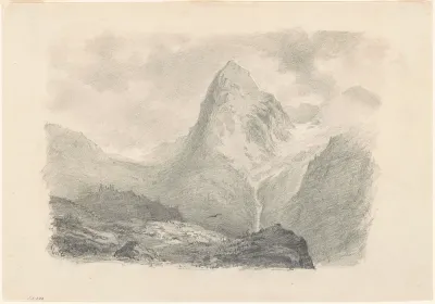 The Alps [recto], 1868