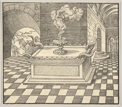 The Altar of Incense, from "De Biblie uth der uthlegginge Doctoris Martini Luthers"
