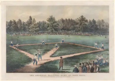 The American National Game of Base Ball: Grand Match for the Championship at the Elysian Fields, Hoboken, N. J.