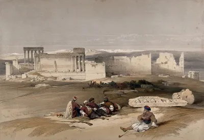 The ancient city of Baalbec