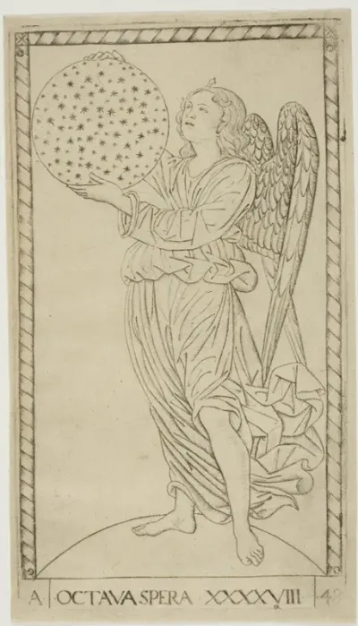 The Angel and the Eighth Sphere, plate 48 from Planets and Spheres