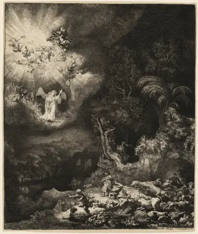 The Angel Appearing to the Shepherds