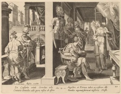 The Angel Commands Cornelius to Fetch Saint Peter