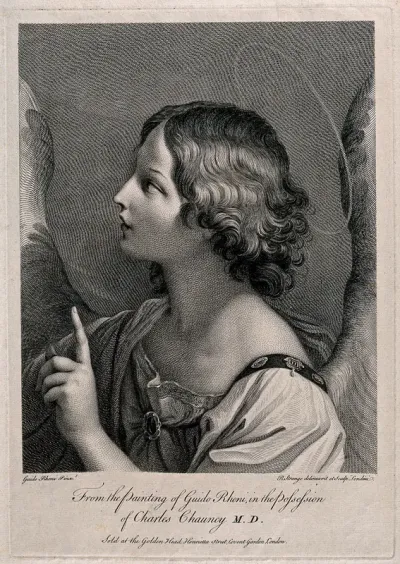 The angel Gabriel at the Annunciation to the Virgin
