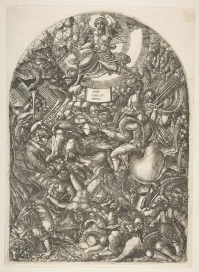 The Angel in the Sun calling the Birds of Prey, from the Apocalypse
