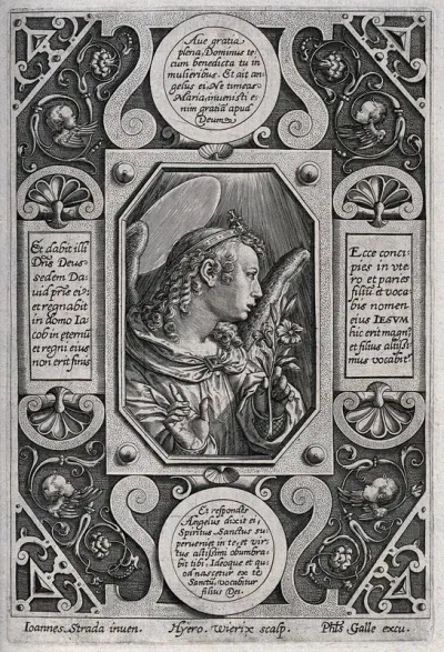 The angel of the Annunciation