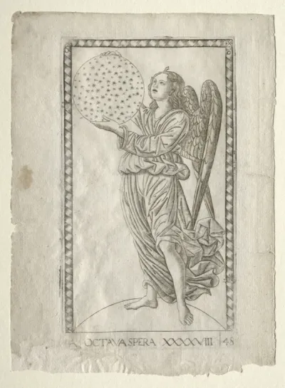 The Angel of the Eighth Sphere (from the Tarocchi, series A:  Firmaments of the Universe, #48)