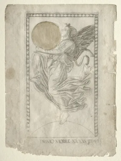 The Angel of the Ninth Sphere (from the Tarocchi, series A:  Firmaments of the Universe, #49)