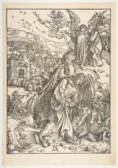 The Angel with the Key to the Bottomless Pit, from "The Apocalypse"