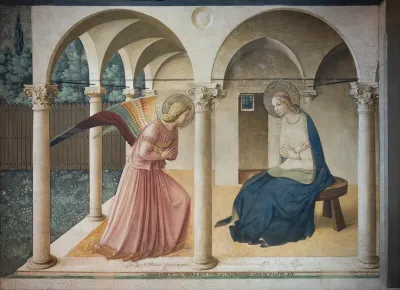 The Annunciation (detail)