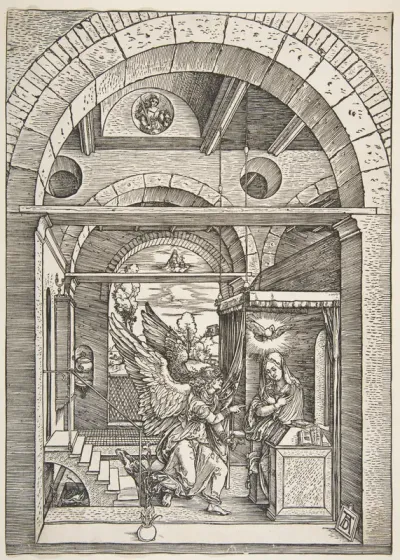 The Annunciation, from "The Life of the Virgin"