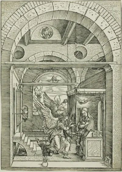 The Annunciation, from The Life of the Virgin