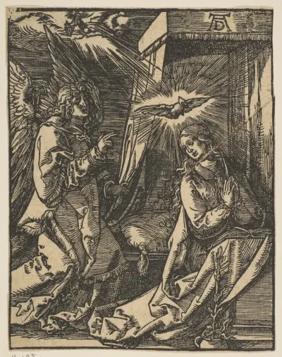 The Annunciation, from "The Small Passion" (copy)